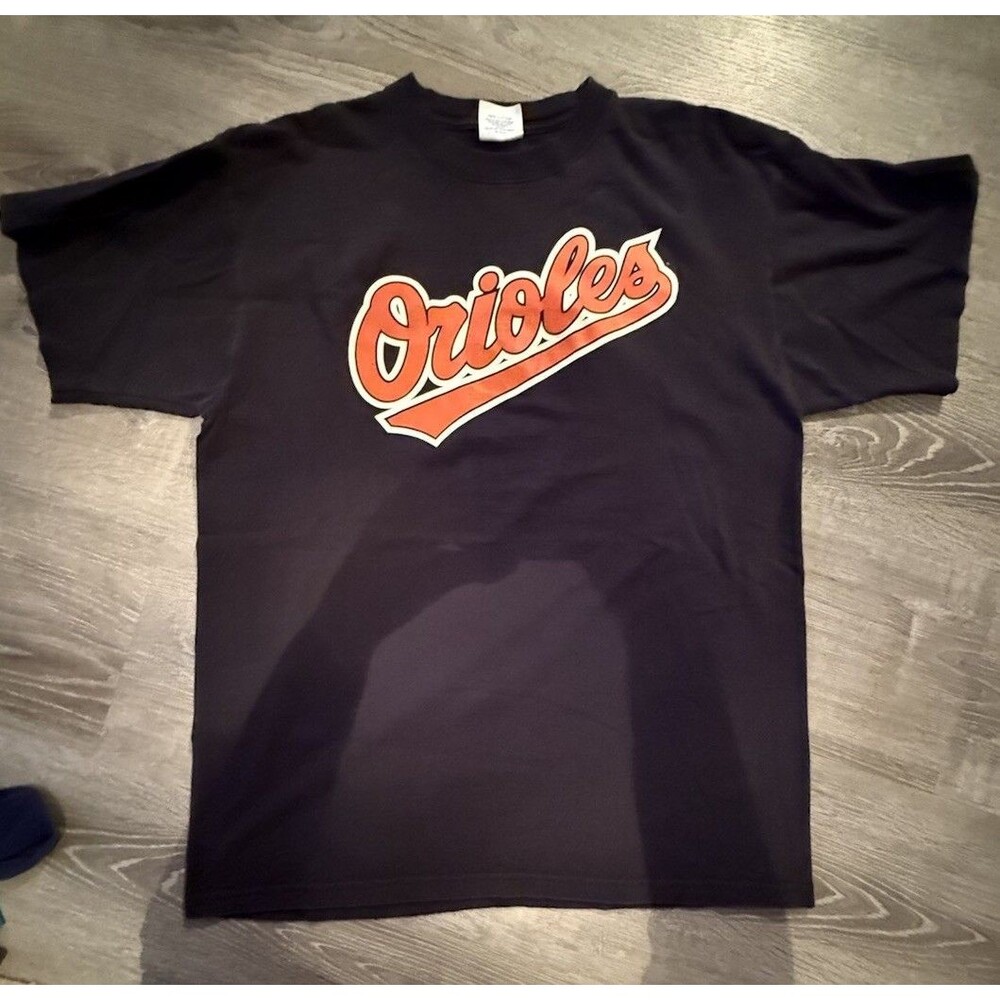 VTG Majestic Baltimore Orioles T-Shirt Mens Size XL Black 90’s